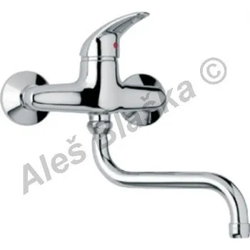 Vodovodní baterie GEOS BEST páková vodovodní baterie nástěnná umyvadlová nebo dřezová - 50cm GB7705/100