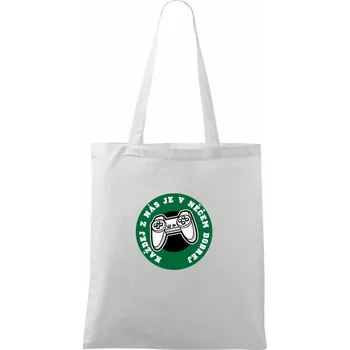 Každej z nás je v něčem dobrej - Taška bavlněná - 42 x 38 cm ( Bílá )