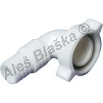 Kolínko napojení odpadu pračky/myčky - k sifonu - bílé 3920