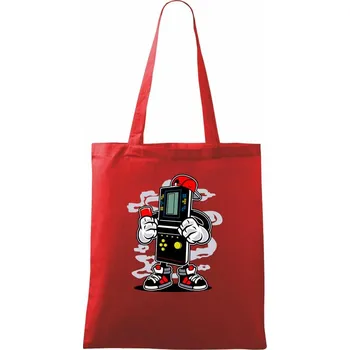 Videohráč - Taška bavlněná - 42 x 38 cm ( Červená )