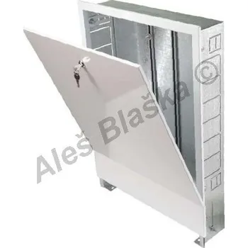 Skříň rozdělovače Kovová vestavná (podomítková) skříň pro rozdělovače topných systémů - šířka 1200mm KAN1940B