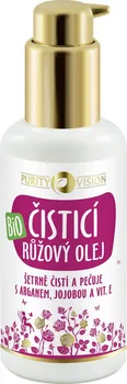 Pleťový olej Purity Vision Bio růžový čistící olej s arganem, jojobou a vit. E 100 ml