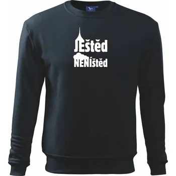 Ještěd neníštěd - Mikina Essential dětská - 158 cm/12 let ( Námořní modrá (velmi tmavá - téměř černá) )