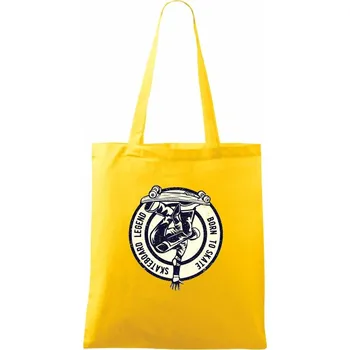Skateboard Legend - Taška bavlněná - 42 x 38 cm ( Žlutá )