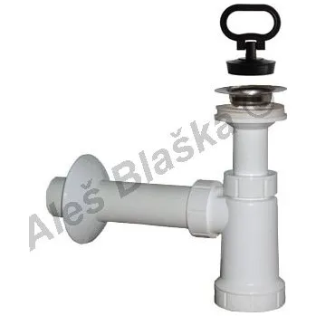 Sifon PlastBrno - ČR | EU0N342 E sifon umyvadlový nerezová miska - odpad k umyvadlu - DN40 EU0N342