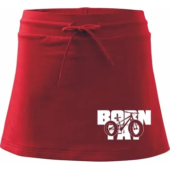Dámská sukně Born fat - Sportovní sukně - two in one - L ( Červená )