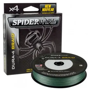 SPIDERWIRE - Šňůra Dura 4 0,10/9,1kg 150m - zelená