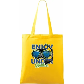 Enjoy Under Water - Taška bavlněná - 42 x 38 cm ( Žlutá )