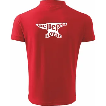 Pánská košile Nejlepší kovář - Polokošile pánská Pique Polo 203 - M ( Červená )