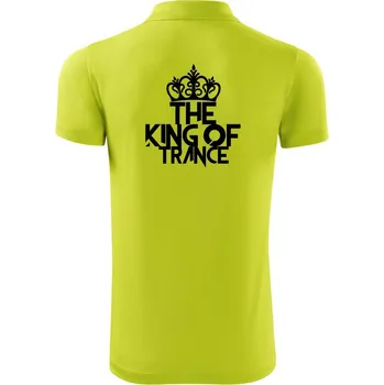 Pánská košile King of Trance - Polokošile Victory sportovní (dresovina) - L ( Limetková )