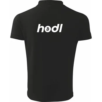 Pánská košile Hodl - Polokošile pánská Pique Polo 203 - S ( Černá )