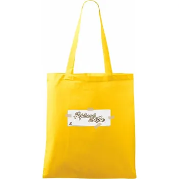 Papírová svatba 2 - Taška bavlněná - 42 x 38 cm ( Žlutá )