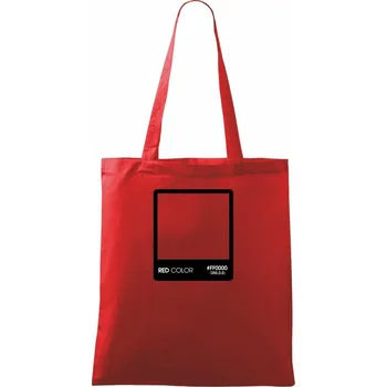 Nákupní taška RGB red - Taška bavlněná - 42 x 38 cm ( Červená )