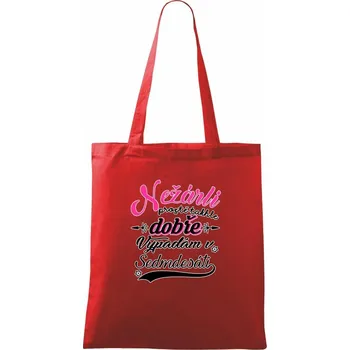 Nákupní taška Nežárli - 70 - Taška bavlněná - 42 x 38 cm ( Červená )