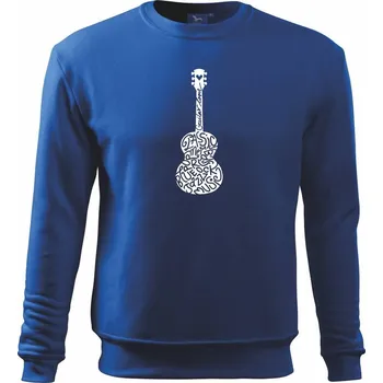 Chlapecké tričko Kytara - názvy hudebních stylů - Mikina Essential dětská - 158 cm/12 let ( Královská modrá )