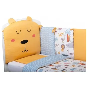 Povlečení Sada do postýlky 10 dílů lvíček + dárek