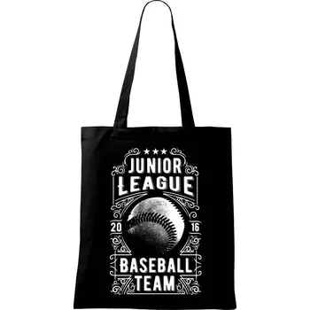 Nákupní taška Baseball Team - Taška bavlněná - 42 x 38 cm ( Černá )
