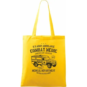 US Army Ambulance - Taška bavlněná - 42 x 38 cm ( Žlutá )