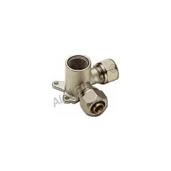 Fitinka TIEMME - Itálie | Svěrná nástěnka dvojitá vnitřní závit (šroubovací)(pro PEX-AL, plastohliníkové trubky) - 20x1/2"x20 TM1626