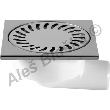 podlahová vpusť MCH Chuděj s.r.o. - ČR | Podlahová vpusť boční DN50 , 150x150mm - plast MCH.326