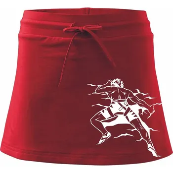 Dámská sukně Climbing man - Sportovní sukně - two in one - M ( Červená )