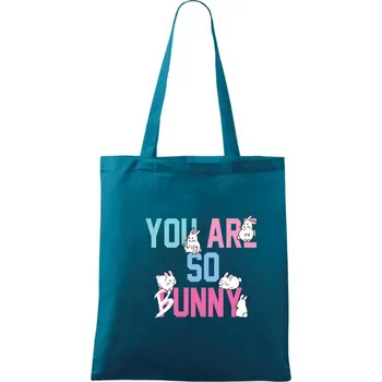 Nákupní taška You are so funny - Taška bavlněná - 42 x 38 cm ( Petrolejová )