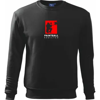 Chlapecké tričko Paintball addicted - Mikina Essential dětská - 158 cm/12 let ( Černá )