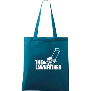 Nákupní taška The Lawnfather - Taška bavlněná - 42 x 38 cm ( Petrolejová )