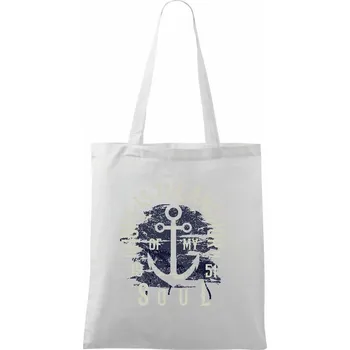 Hope Is The Anchor - Taška bavlněná - 42 x 38 cm ( Bílá )