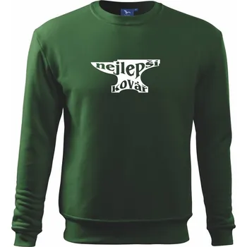 Nejlepší kovář - Mikina Essential dětská - 146 cm/10 let ( Lahvově zelená )