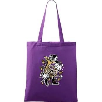 Trubkanátor - Taška bavlněná - 42 x 38 cm ( Fialová )