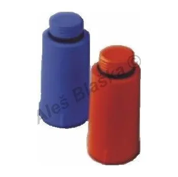 Vodovodní potrubí PPR záslepka (zátka) plastová 1/2" dlouhá s těsněním tvarovka plastová navařovací - modrá PPR9888