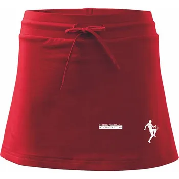 Dámská sukně Kickball sport - Sportovní sukně - two in one - M ( Červená )