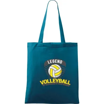 Volleyball legend - Taška bavlněná - 42 x 38 cm ( Petrolejová )