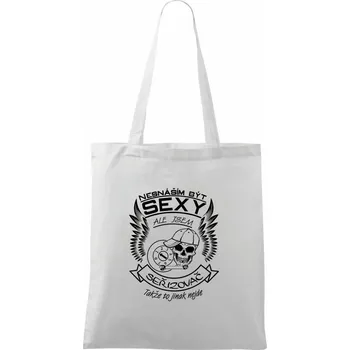 Nesnáším být sexy - seřizovač - Taška bavlněná - 42 x 38 cm ( Bílá )