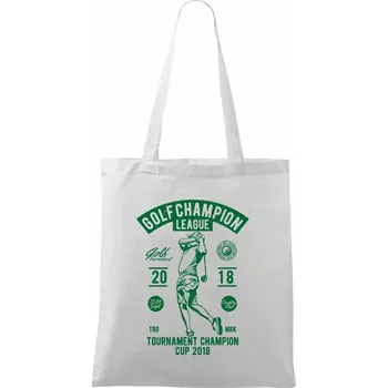 Nákupní taška Golf Champion League - Taška bavlněná - 42 x 38 cm ( Bílá )