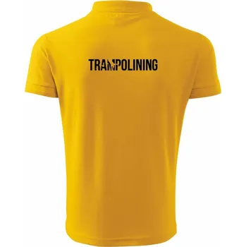 Pánská košile Trampolining - Polokošile pánská Pique Polo 203 - 4XL ( Žlutá )