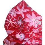 DAP SPORT šátek DAP Kytky, růžová/tyrkys