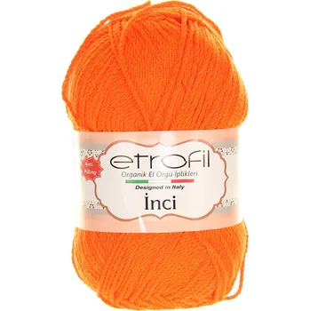 Příze Etrofil Inci oranžová 72044