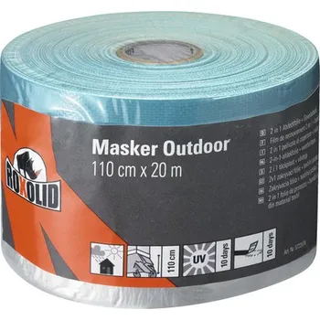 Zakrývací fólie na malování Maskovací páska s fólií ROXOLID 110 cm x 20m