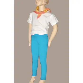 Dívčí legíny Dívčí džegíny tyrkys vel.146