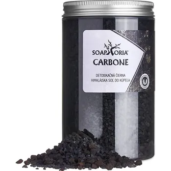 Koupelová sůl Soaphoria sůl do koupele detoxikační Carbone 450 g