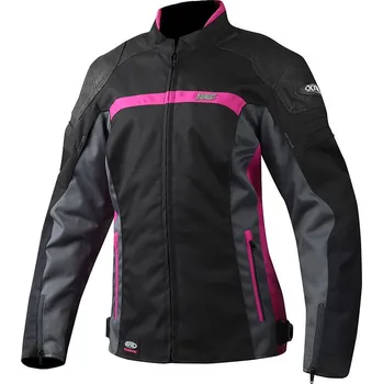 Moto bunda Dámská bunda na moto XRC Pill WTP ladies jacket blk/pink vel. 2XL