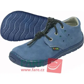 Dámská zdravotní obuv Fare bare celoroční 5113202 modré s tkaničkou Velikost EU: 25, vnitřní délka: 166, vnitřní šířka: 70