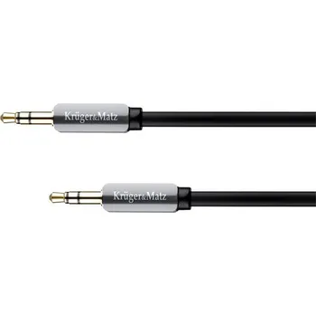 Audio kabel Kabel Jack 3,5mm konektor/Jack 3,5mm konektor 1,8m KRUGER & MATZ KM0313