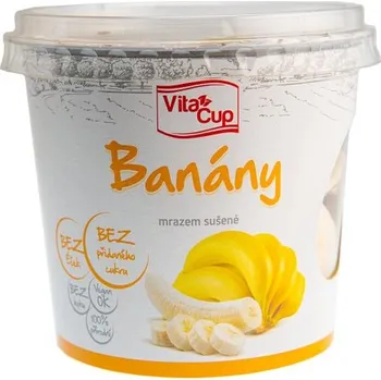 Kandované ovoce K-Servis Vita cup banán plátky lyofilizované 45g