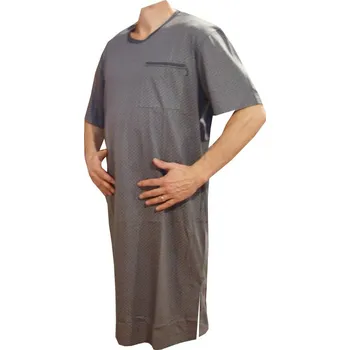 Pánská noční košile xcena Noční pánská bavlněná košile s kapsičkou Velikost: XL