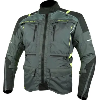Moto bunda Bunda na motorku Nazran Cavell Tech-Air black/grey/fluo vel. 2XL