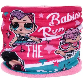 Nákrčník SUN CITY Šála L.O.L. Surprise / nákrčník L.O.L. Surprise Babies zateplený růžový