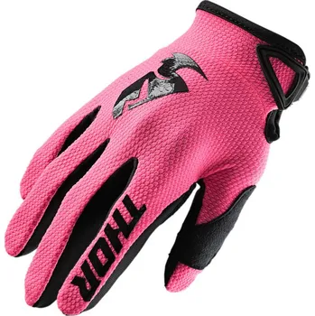 Moto rukavice Dámské motokrosové rukavice Thor Sector pink vel. XL